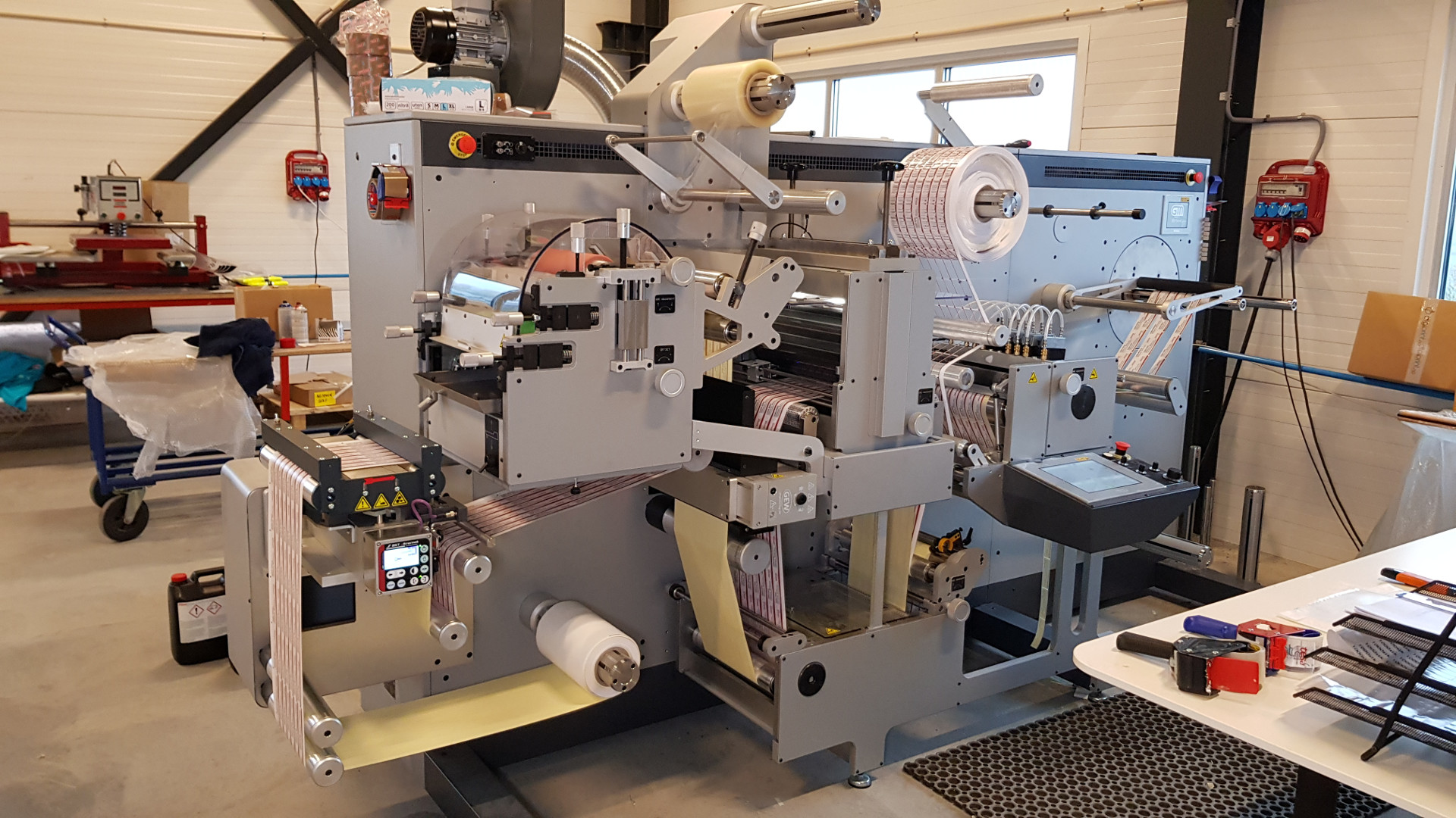 Grafisk Maskine slitter rewinder