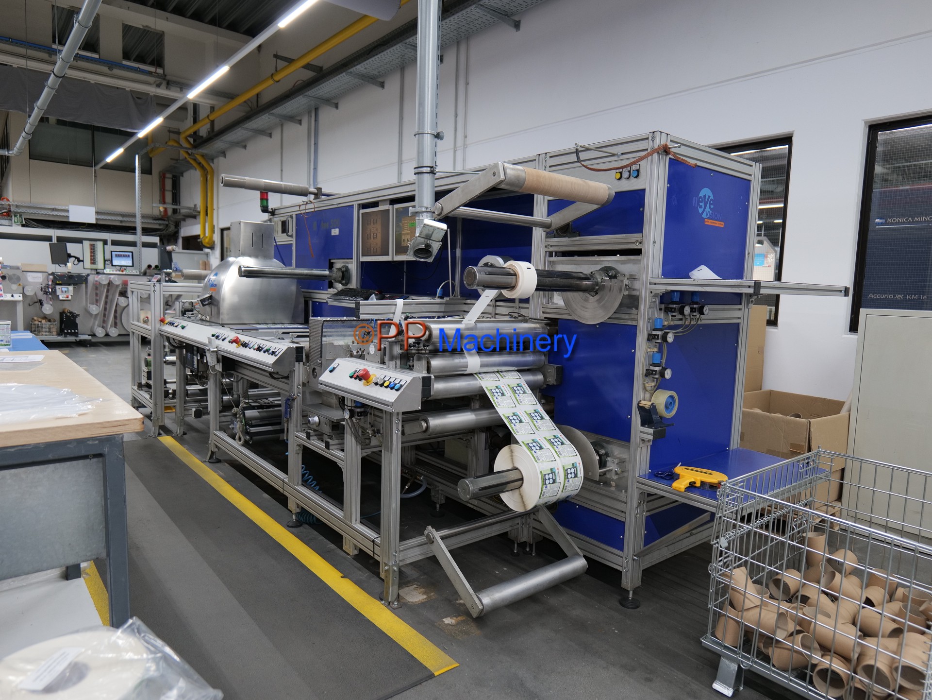 FlyTec 500 Label inspection machine – Slitter Rewinder 520mm width