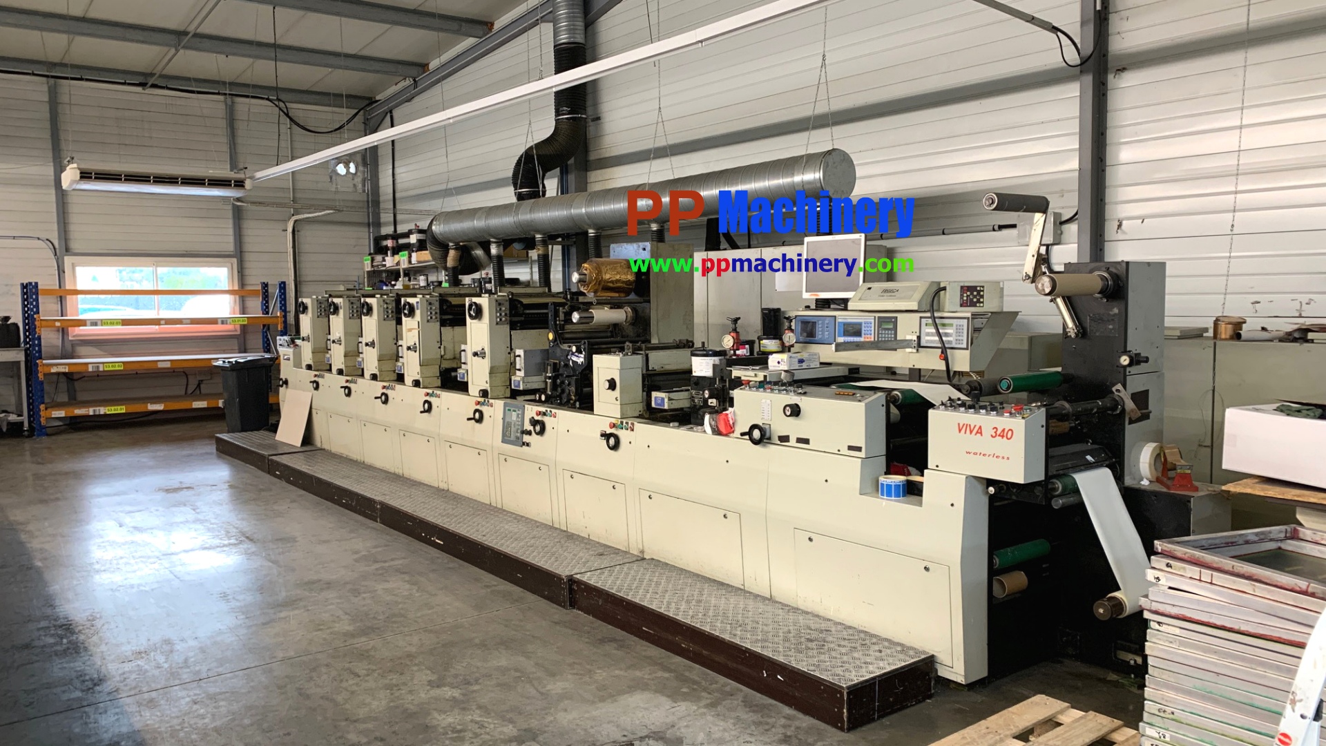 Codimag Viva 340 5 colours offset intermittent label printing machine