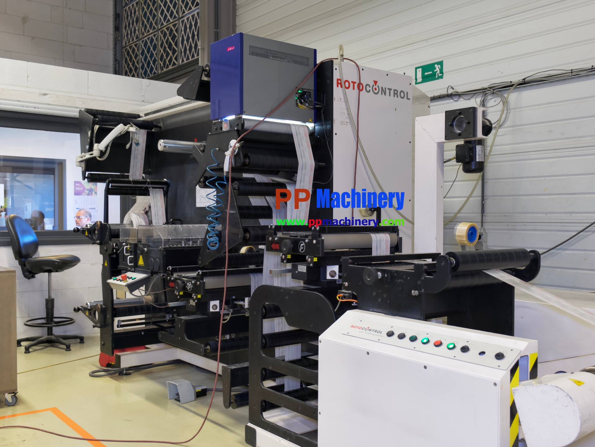 ROTOCONTROL RSI 430 LABEL INSPECTION MACHINE FROM 2009