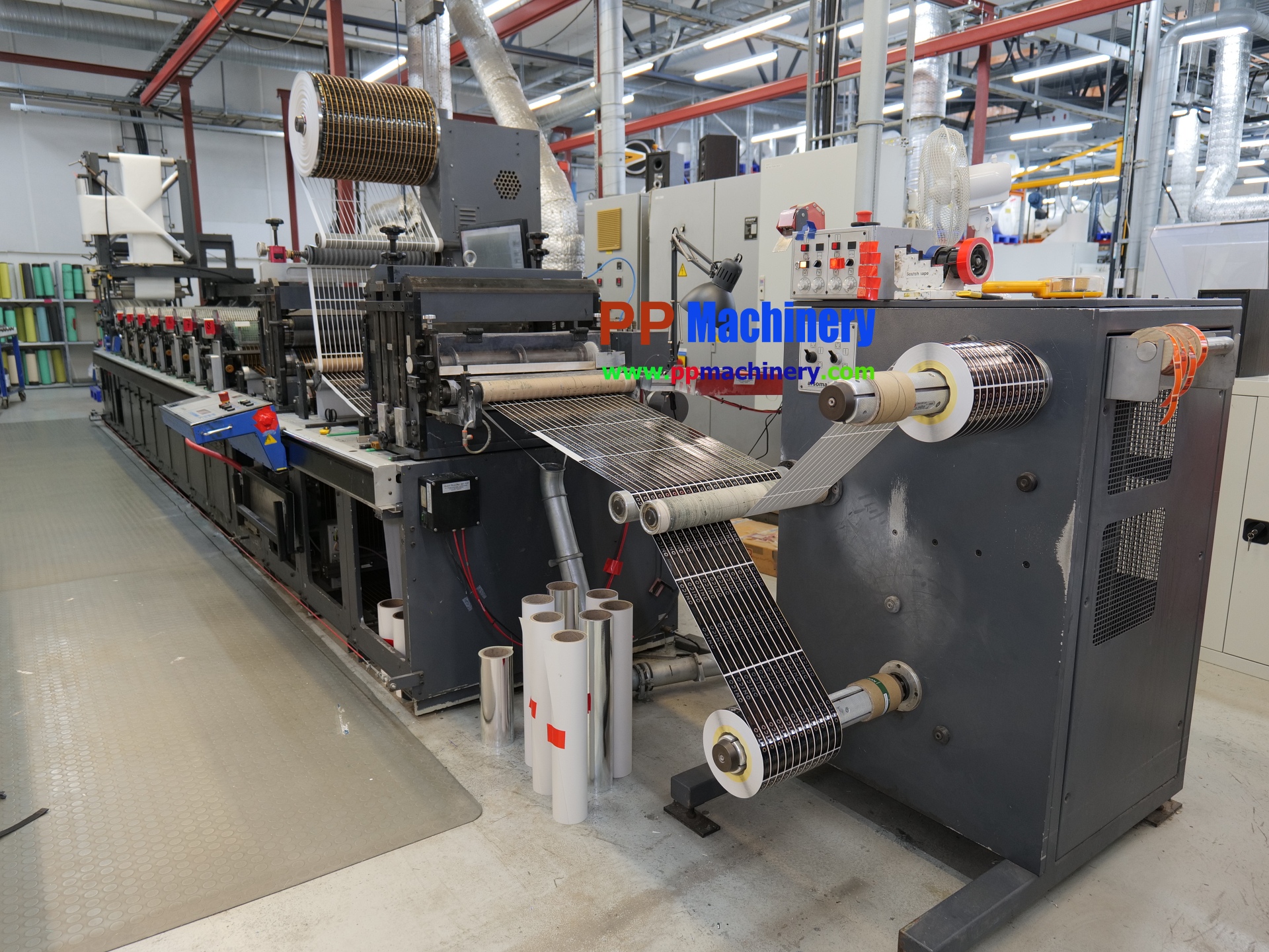 GALLUS ARSOMA EM 510 7 COLOURS FLEXO LABEL PRESS WITH CHILLED ROLLERS