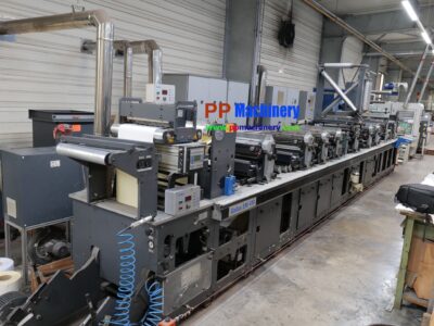 Gallus EM 410 7 Colours Flexo Label Press from 2006 With Chilled Rollers For Film - Image 3