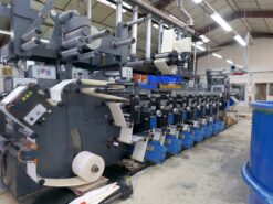 2001 Gallus EM 280 7 Colours Flexo Label Press with Chilled rollers and Delam Relam - Image 3