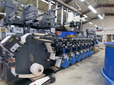 2001 Gallus EM 280 7 Colours Flexo Label Press with Chilled rollers and Delam Relam - Image 3