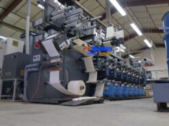 2001 Gallus EM 280 7 Colours Flexo Label Press with Chilled rollers and Delam Relam - Image 5