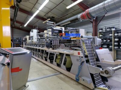 Alternative view of 2008 NILPETER FA4 9 COLOURS FLEXO LABEL PRESS FULLY EQUIPPED FROM PP MACHINERY – GERMANY