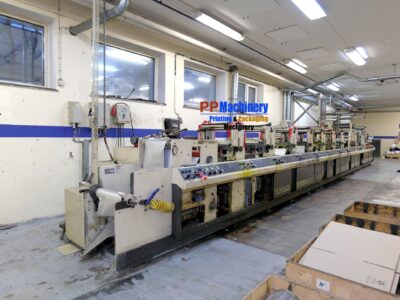 Alternative view of Mark Andy 4150 System 7 colours Flexo press with UV and hot air