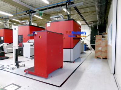 Alternative view of 2016 Xeikon CX-3 digital label printing press 5 colour CMYK+ special colours