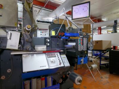 Gallus EM 280 8 colours with chilled rollers and flatbed die cutting from 2000 - Image 4