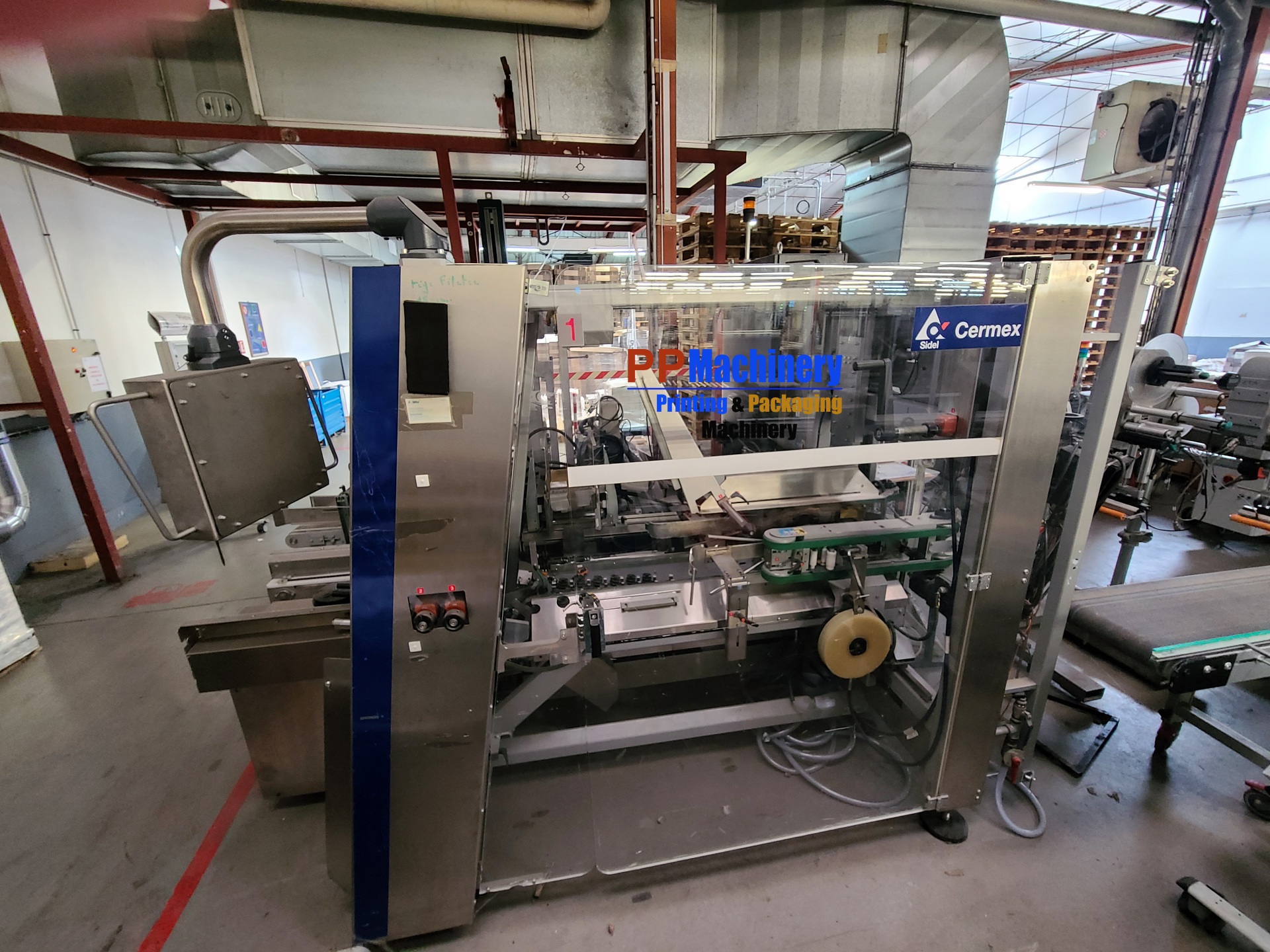 Sidel Cermex SW 21.40 case packing machine