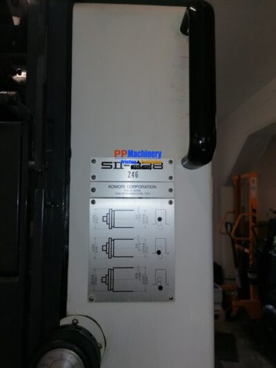 Alternative view of KOMORI SPRINT II 228 2 Colors offset