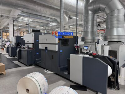 Alternative view of HP Indigo 8000 digital label press – roll to roll 7 colours from 2015