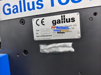 Gallus TCS 250 Intermittent offset label press with flexo varnishing and flat bed die cutter - Image 13