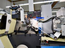 Gallus TCS 250 Intermittent offset label press with flexo varnishing and flat bed die cutter - Image 14
