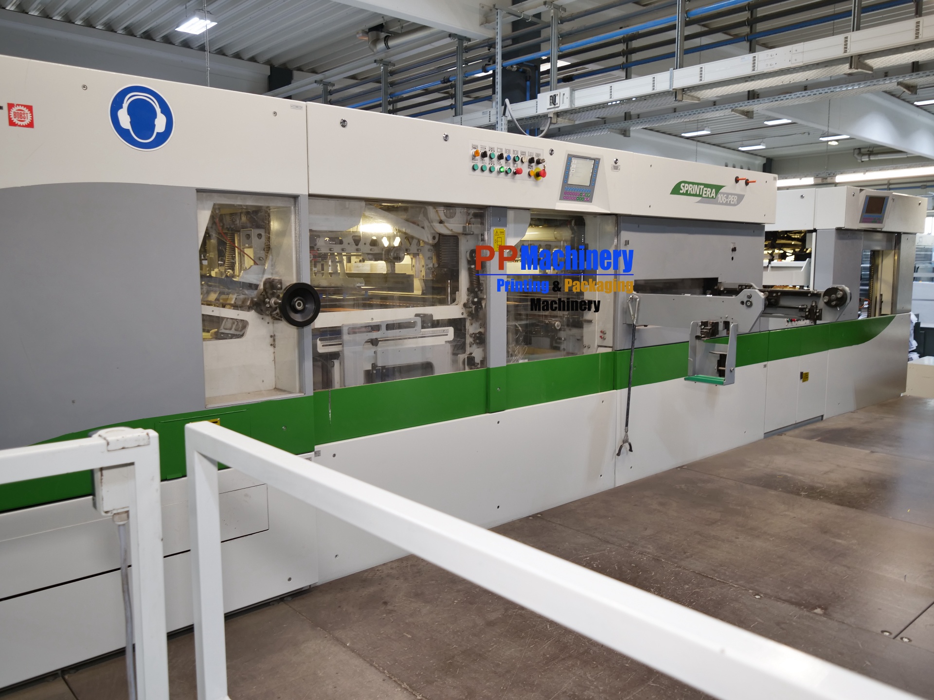BOBST SPRINTERA 106 PER automatic die cutter with power register - Image 8