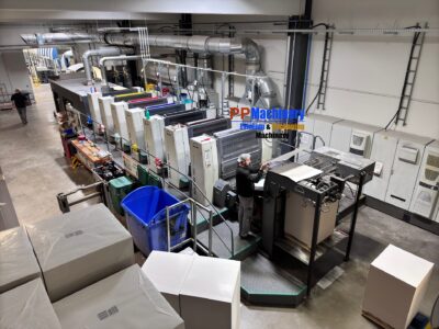 Alternative view of Manroland R 706 3B LV 6 colours offset press with varnishing