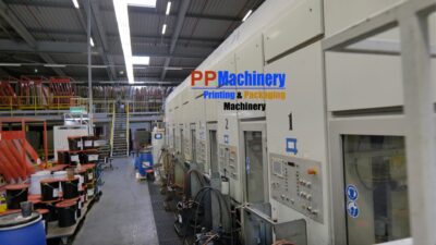 Alternative view of Göpfert Ovation HBL 16/24 6 colours flexo printer for corrugated board - complete line