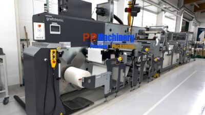 Alternative view of GRAFOTRONIC DCL2 550 Label converting line with turret rewinder from 2023