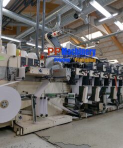 Nilpeter F 2400 8 colours flexo label press