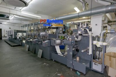 Alternative view of 2020 Iwasaki TR 2 5 colours intermittent UV offset with 2 hotfoil units like new - label printing press
