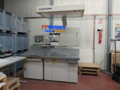 Alternative view of Komori Lithrone 428 4 colours offset printing machine