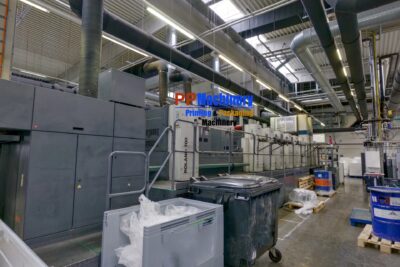 ROLAND 709 LTT OFFSET PRESS WITH FOILING UNIT AND INTERDECK UV