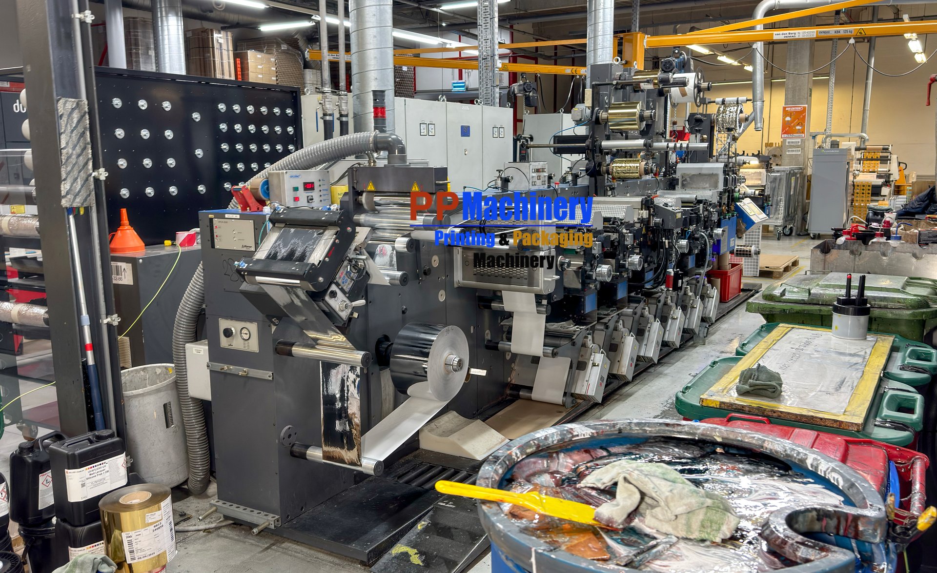 2006 Gallus EM 280 6 colours flexo label press