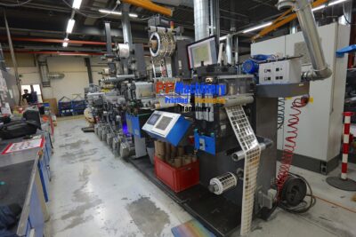 Alternative view of 2006 Gallus EM 280 6 colours flexo label press