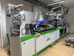 SPILKER S–CON STARLINE 350 Label finishing line with booklet unit