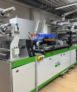SPILKER S–CON STARLINE 350 Label finishing line with booklet unit