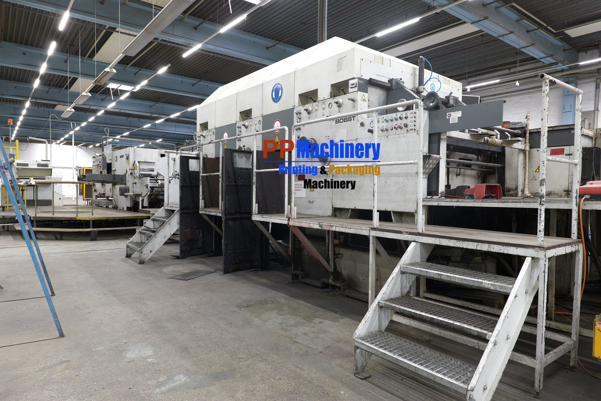 Bobst SPO 1600 Automatic Die Cutter + SPO Flexo 1600 3 colours flexo printer