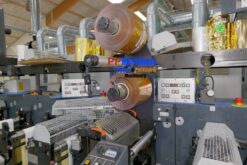2005 Gallus EM 280 8 colours flexo label press with hot foil and screen printing - Image 15