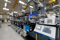 2005 Gallus EM 280 8 colours flexo label press with hot foil and screen printing - Image 19