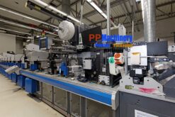 GALLUS EM 410 S 9 COLOURS FLEXO LABEL PRINTING