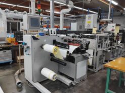 RotoSMO DC Label finishing line - label die cutting and varnishing and slitting from
