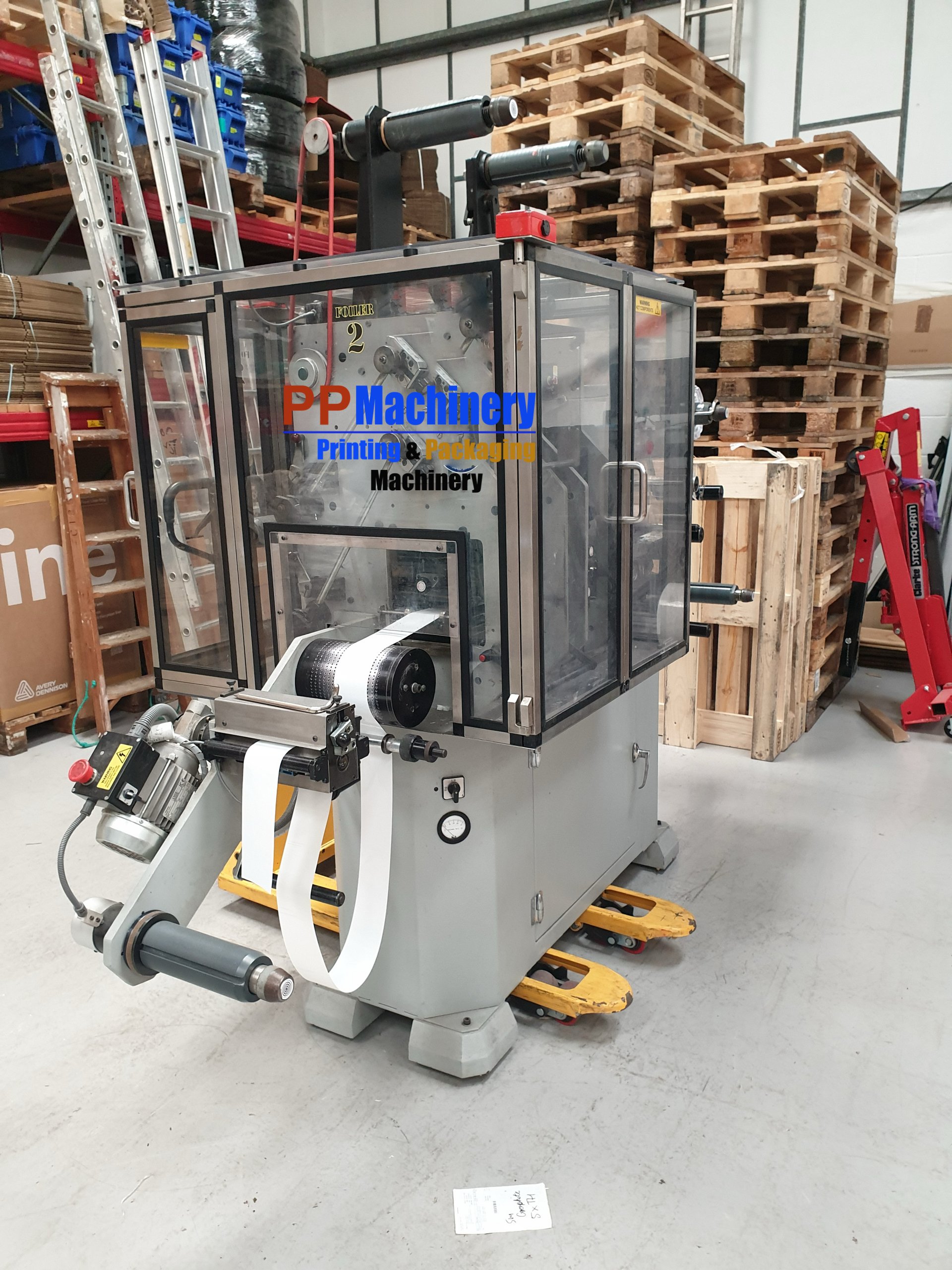 Newfoil 2500 MK II hotfoil stamping machine for labels - roll to roll - Image 5