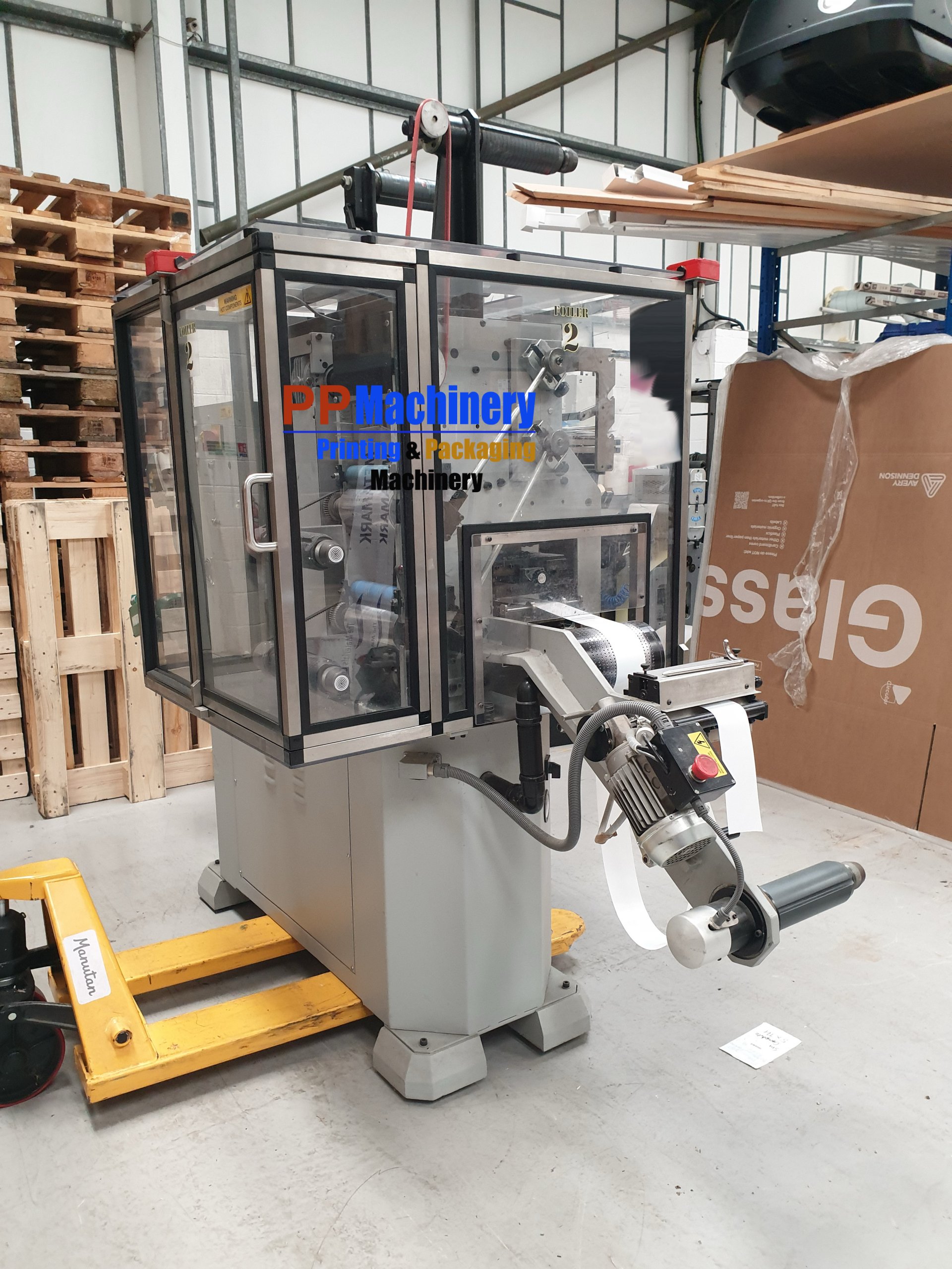 Newfoil 2500 MK II hotfoil stamping machine for labels - roll to roll - Image 6