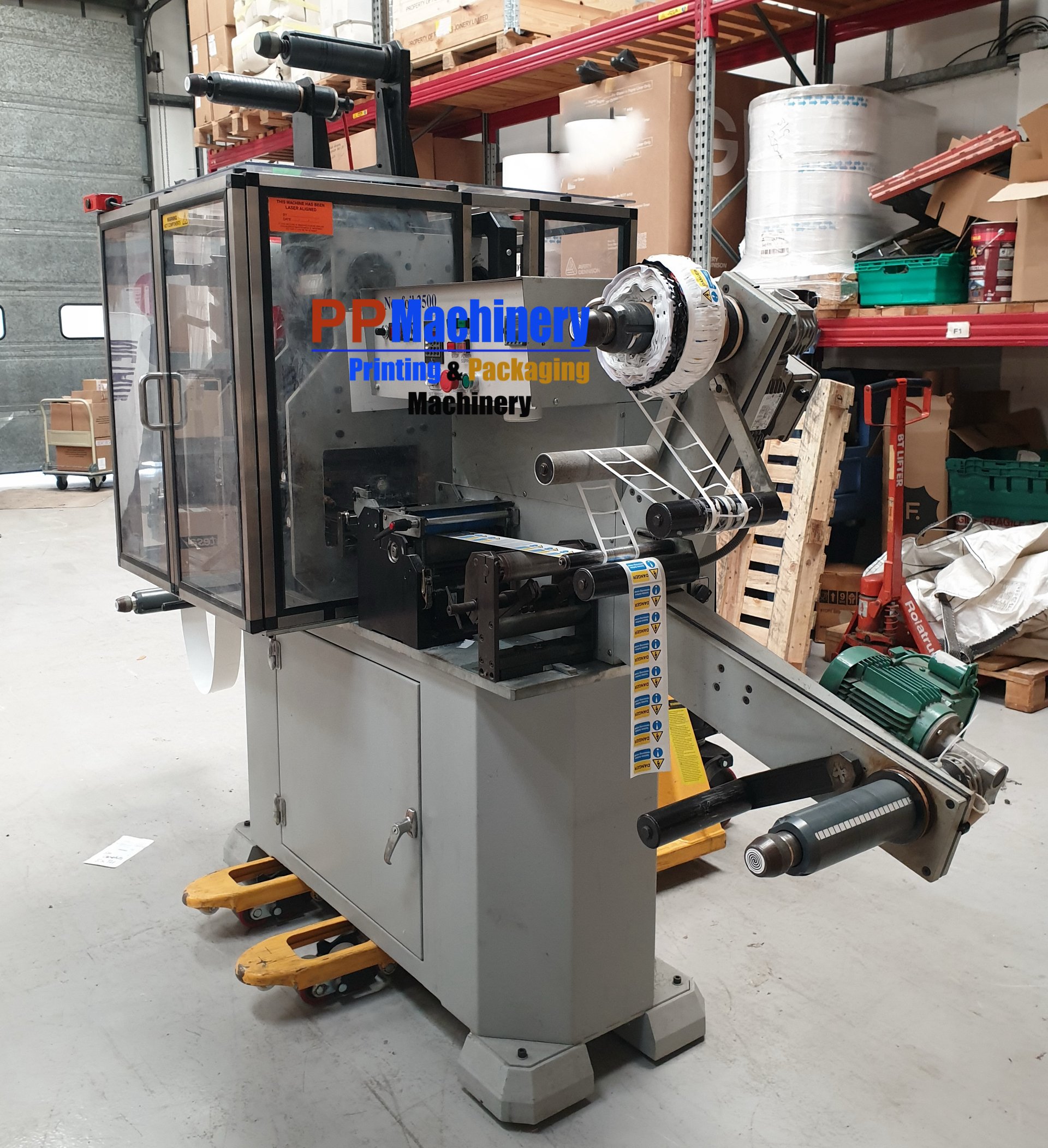 Newfoil 2500 MK II hotfoil stamping machine for labels - roll to roll - Image 7